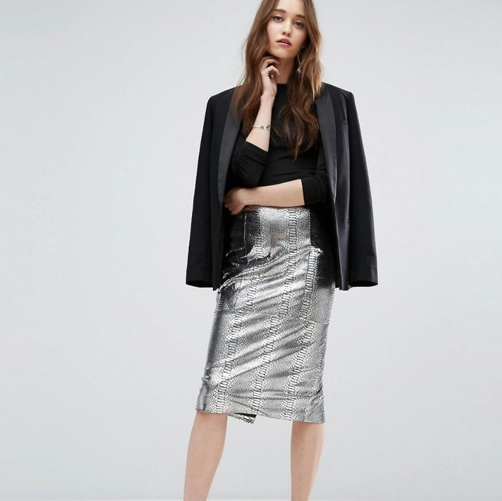 Snake skin skirt